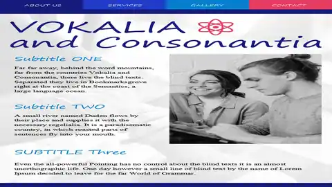 Business Brochure School Newsletter free template for Google Slides and PPT.