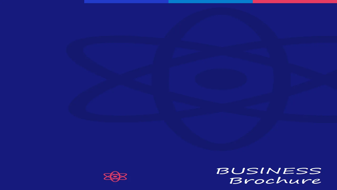 Business Brochure School Newsletter free template for Google Slides and PPT.