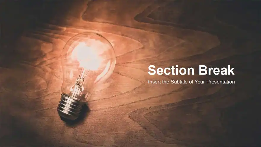 Business Ideas Light Bulbs PowerPoint Templates