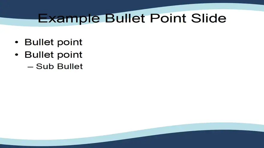 Business Wave PowerPoint Template