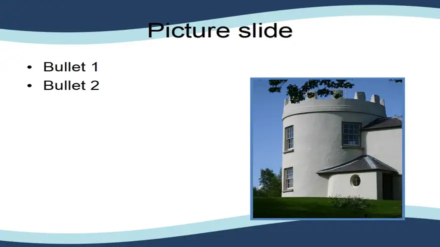 Business Wave PowerPoint Template