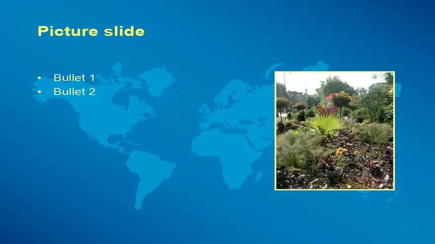 Business world map template