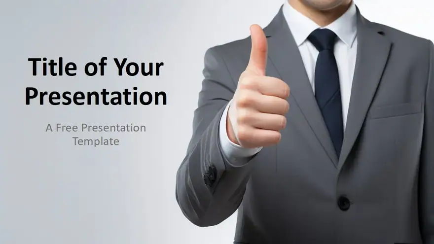 Businessman Poses Template