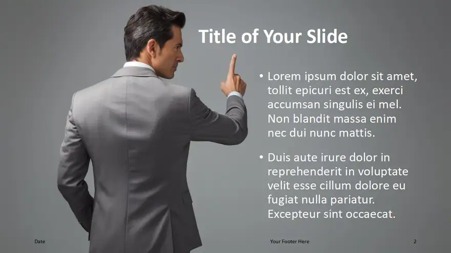 Businessman Poses Template