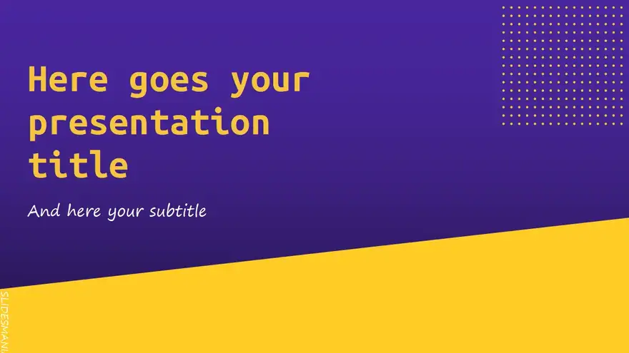 Cavill Free Template for Google Slides or PowerPoint Presentations