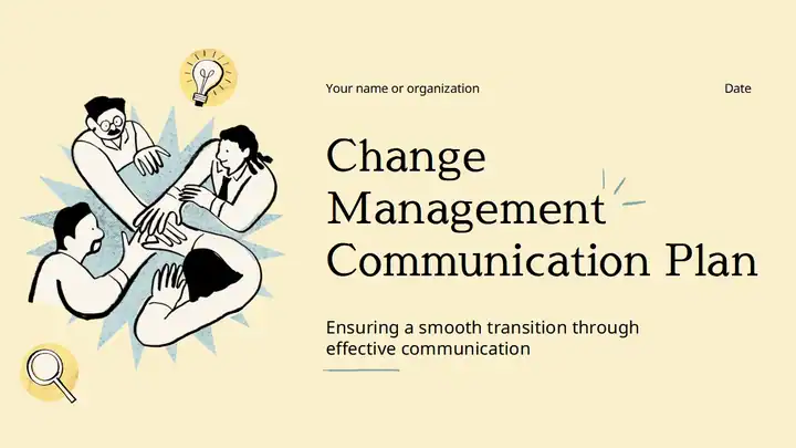 Change Management Communication Plan Slides