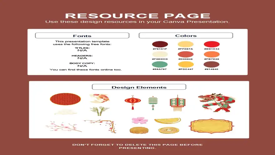 Chinese New Year Border Background Notes