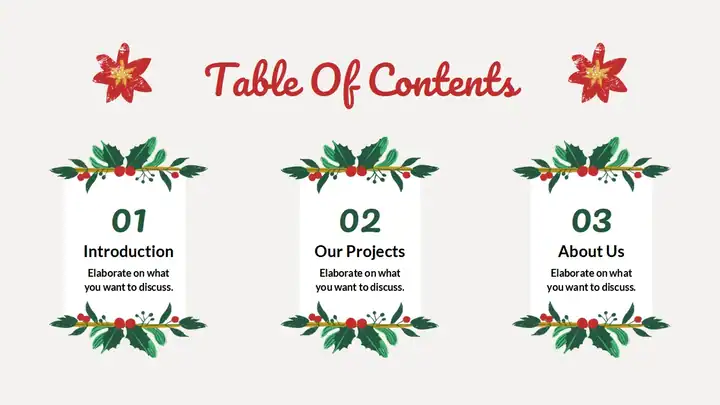 Christmas Gift Wishlist Presentation for Family and Friends