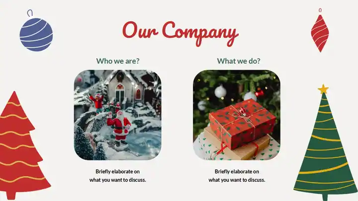 Christmas Gift Wishlist Presentation for Family and Friends