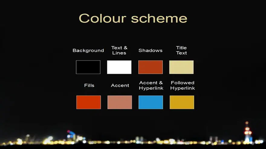 City Night Lights Template