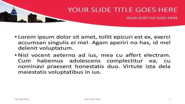 City PowerPoint Template