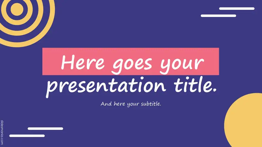 Clark, professional Powerpoint template and Google Slides theme.