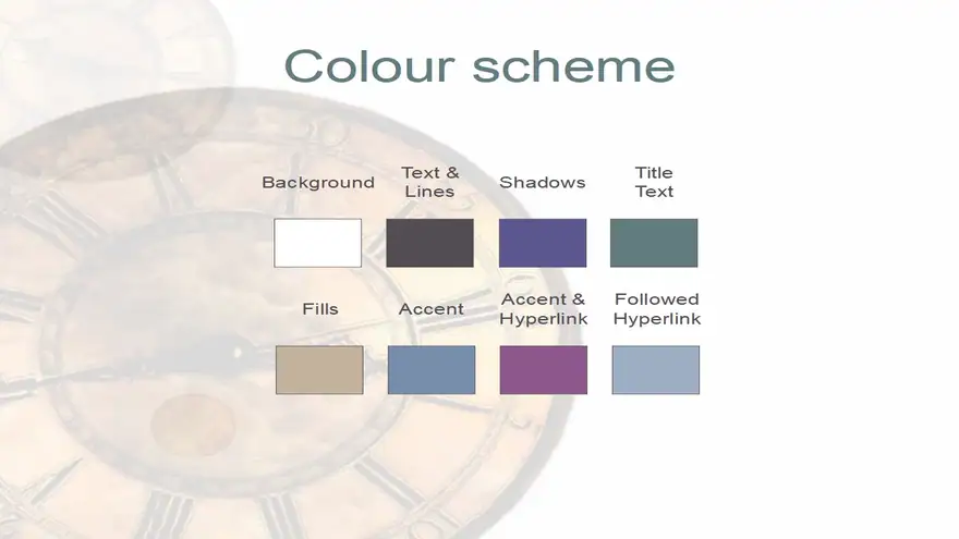 Clock Face PowerPoint Template