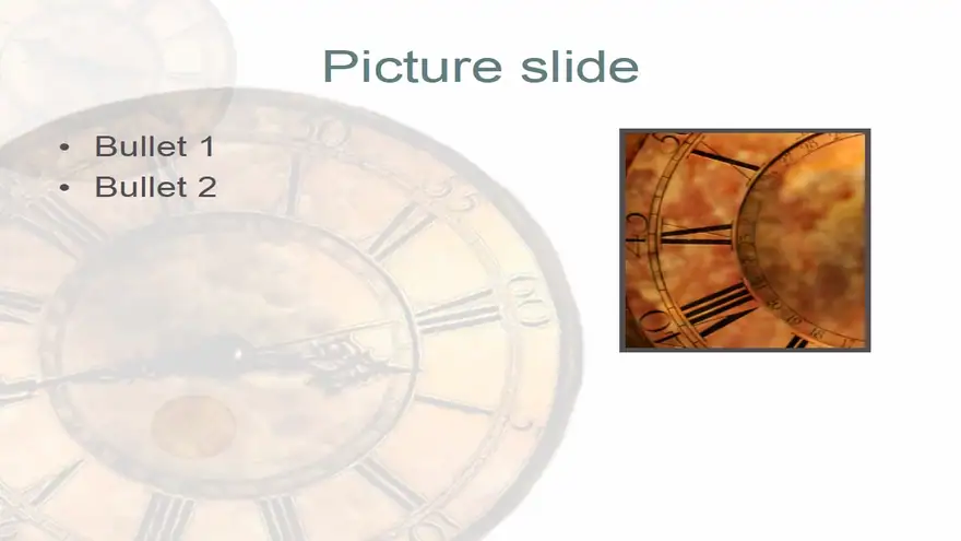 Clock Face PowerPoint Template