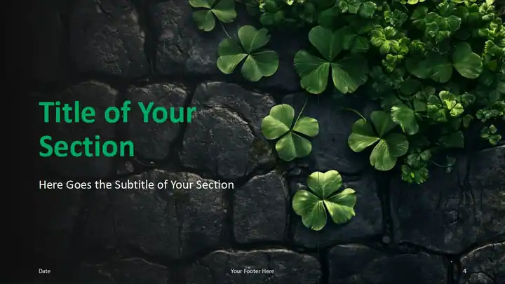 Clover Stone Template