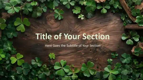 Clover Woodland Template