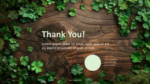 Clover Woodland Template