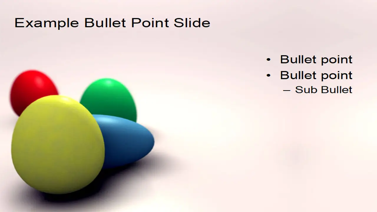Coloured Egg Template