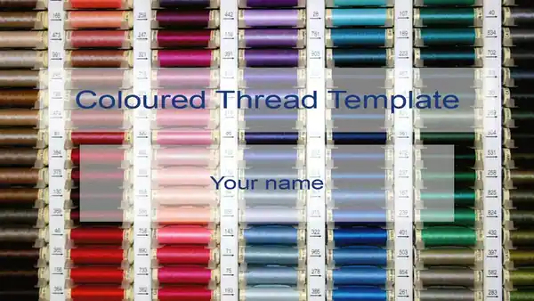 Coloured Thread Template
