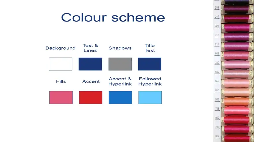 Coloured Thread Template