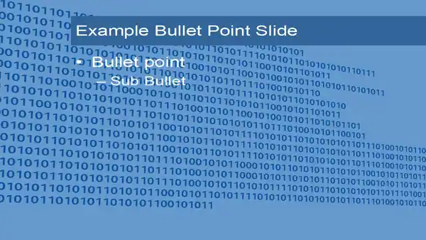 Computer Blue Template