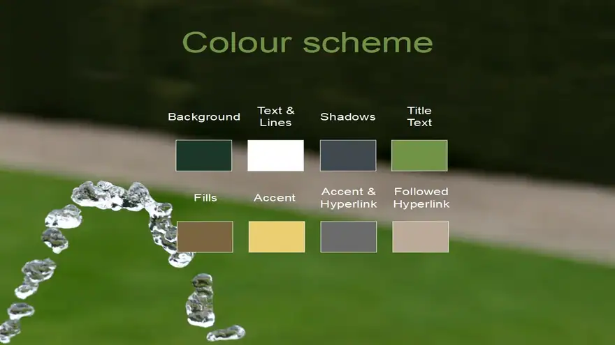 Cool Water PowerPoint Template