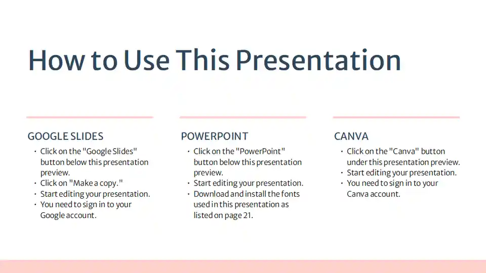 Corporate about me Slides