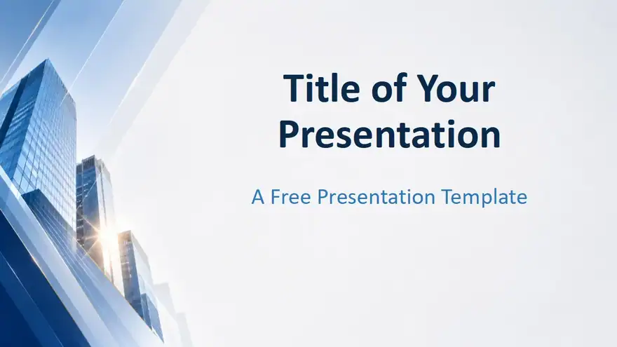 Corporate Glass Skyline Template