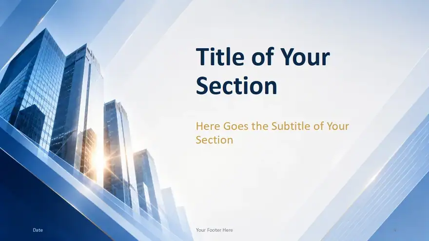 Corporate Glass Skyline Template