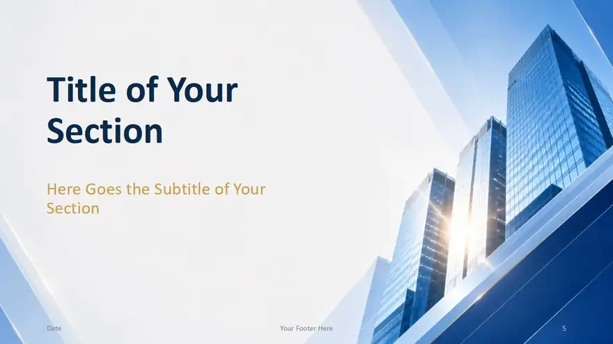 Corporate Glass Skyline Template
