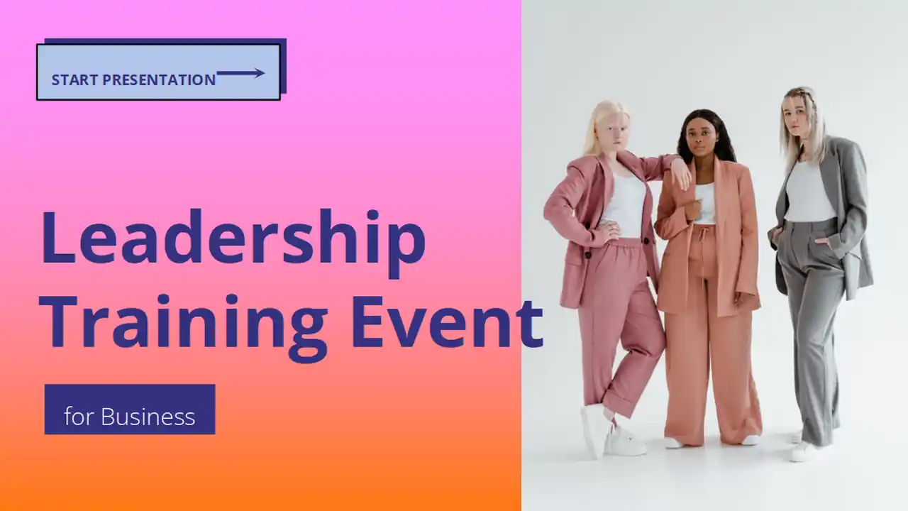 Corporate Leadership Training Event Slides