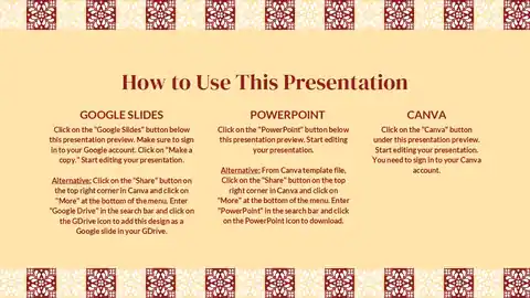 Country Report Presentation Template
