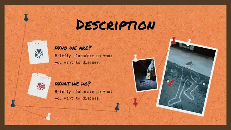 Crime Board Slides