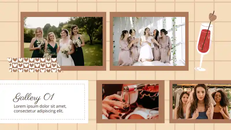 Cute Bachelorette Party Mini Slides