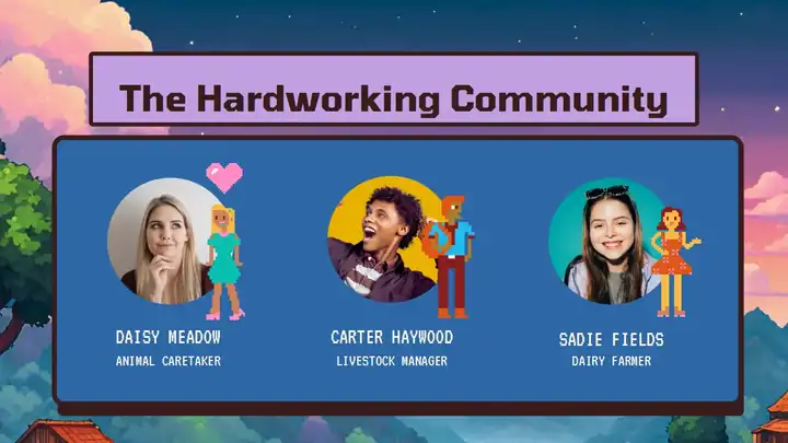 Cute Farm Harvest Game Slides