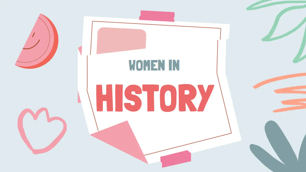 Cute Floral International Women's Day Jeopardy