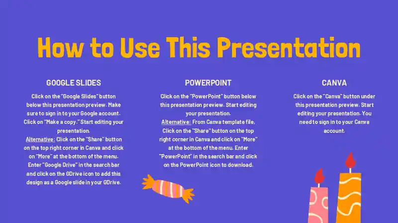 Cute Illustrated Birthday Wishes for Pre-K Slides
