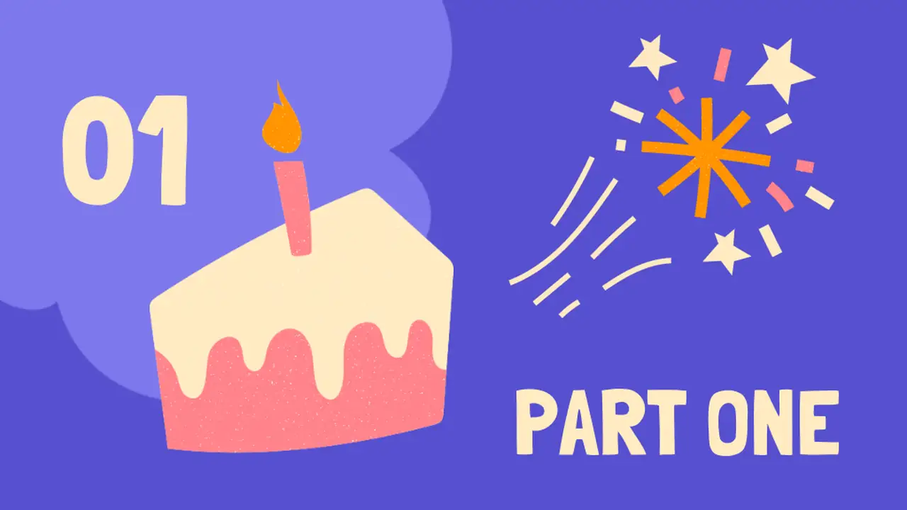 Cute Illustrated Birthday Wishes for Pre-K Slides