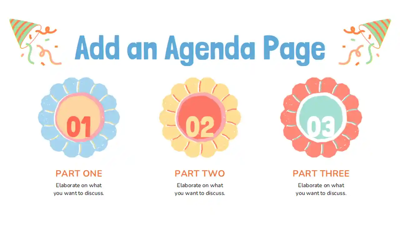 Cute Illustrated My Sweet Sixteen Minitheme Slides