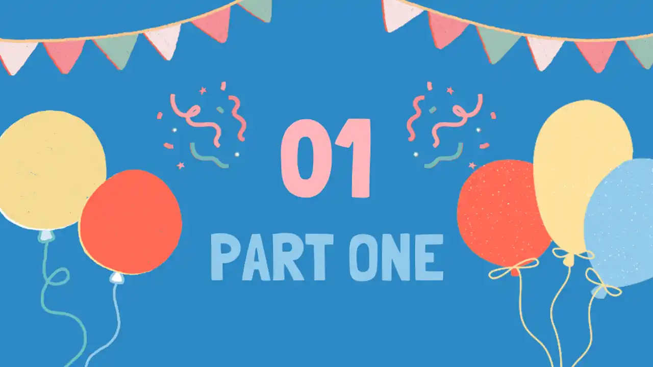 Cute Illustrated My Sweet Sixteen Minitheme Slides