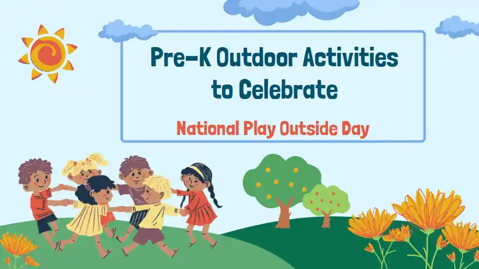 Cute Pre-K Outdoor Activities to Celebrate National Play Outside Day Slides