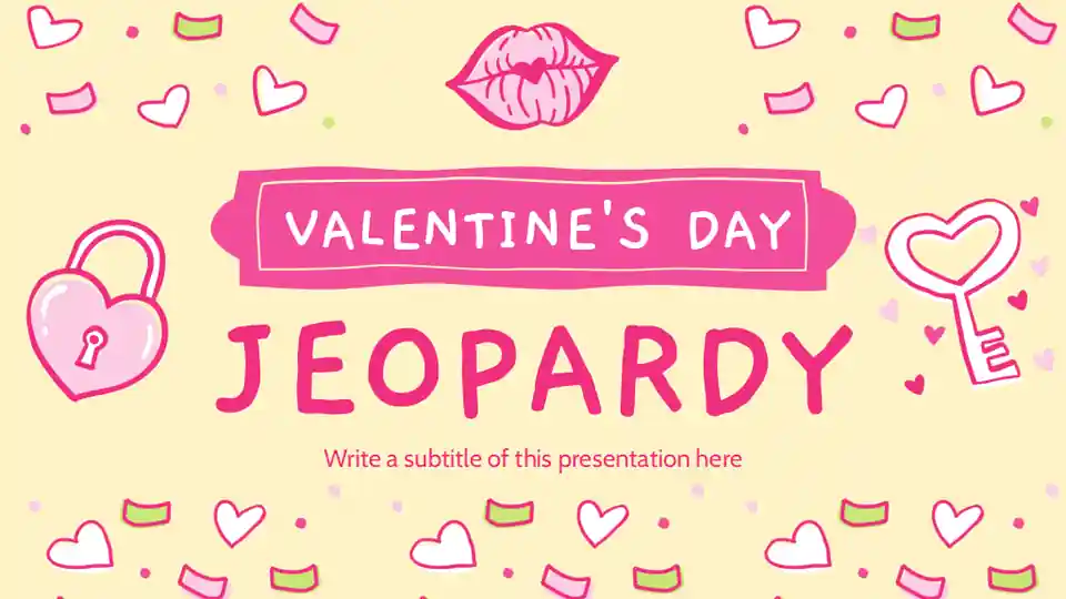 Cute Valentine's Day Jeopardy