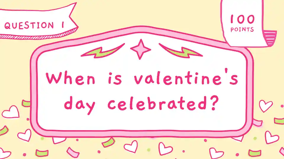 Cute Valentine's Day Jeopardy