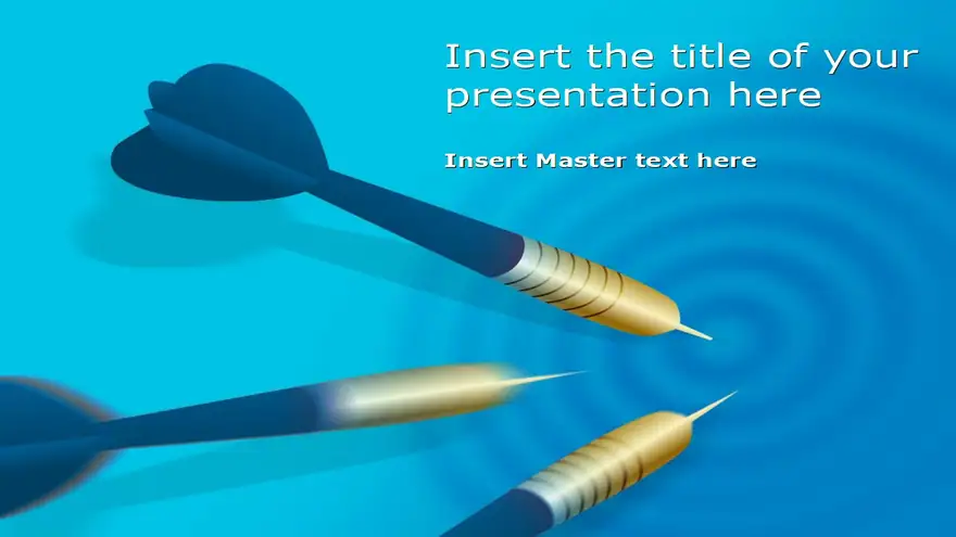 Darts – Free Template for Powerpoint and Impress
