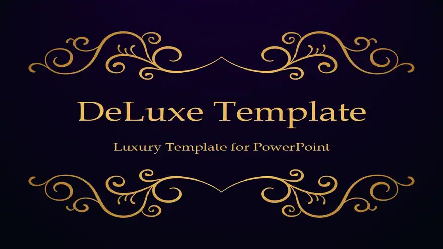 DeLuxe – Luxury PowerPoint Template