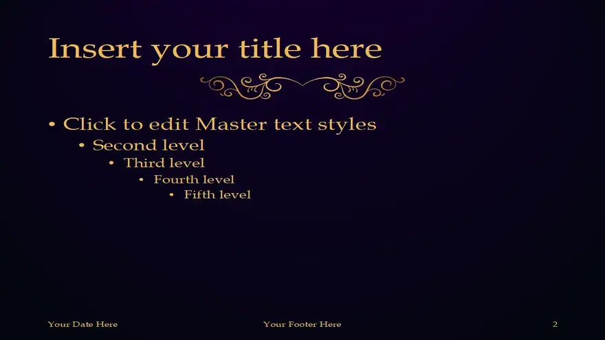 DeLuxe – Luxury PowerPoint Template