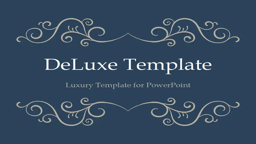 DeLuxe – Luxury PowerPoint Template