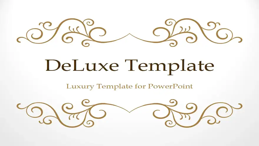 DeLuxe – Luxury PowerPoint Template