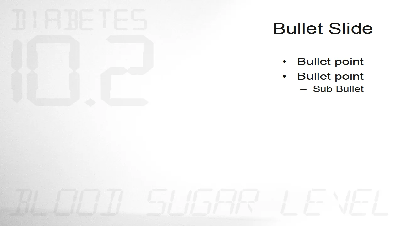 Diabetic PowerPoint Template