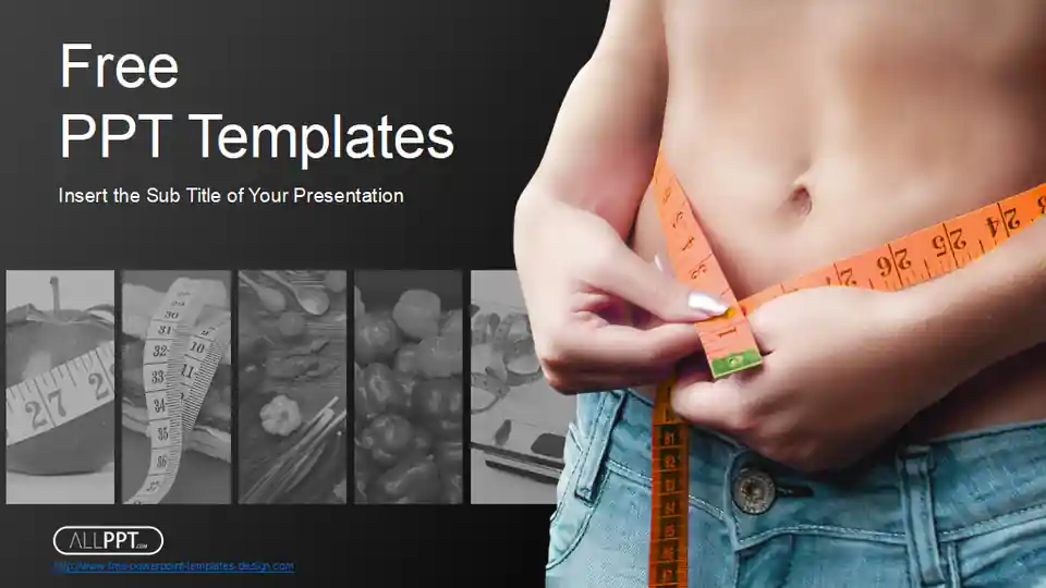 Diet Fitness Sports Concept PowerPoint Templates